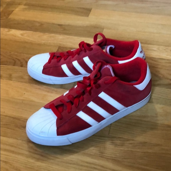 red adidas all stars